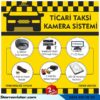 Ticari Taksi 3 Kameralı 320 Gb Harddisk Dahil Araç Kamera Seti
