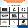 Tır Kamyon 4 Kameralı 10 Inç Dokunmatik Ekranlı 128 Gb Sd Kart Dahil Tak Kullan Kamera Seti
