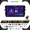Toyota Auris 2006-2012 Model 2+64GB Android 13 Kablosuz Carplay Navigasyon Multimedya Sistemi