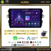 Toyota Auris 2006-2012 Model 2+64GB Android 13 Kablosuz Carplay Navigasyon Multimedya Sistemi