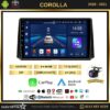Toyota Corolla 2019-2021 Model 4GB + 64GB Android 13 Kablosuz Carplay Navigasyon Multimedya Sistemi