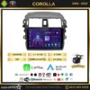 Toyota Corolla Kablosuz Carplay 2+64GB Android 13 Navigasyon Multimedya Sistemi