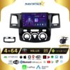Toyota Hilux 2008-2014 Model 4GB + 64GB Android 13 Kablosuz Carplay Navigasyon Multimedya Sistemi