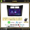 Toyota Yaris 2005-2012 Model 2+64GB Android 13 Kablosuz Carplay Navigasyon Multimedya Sistemi