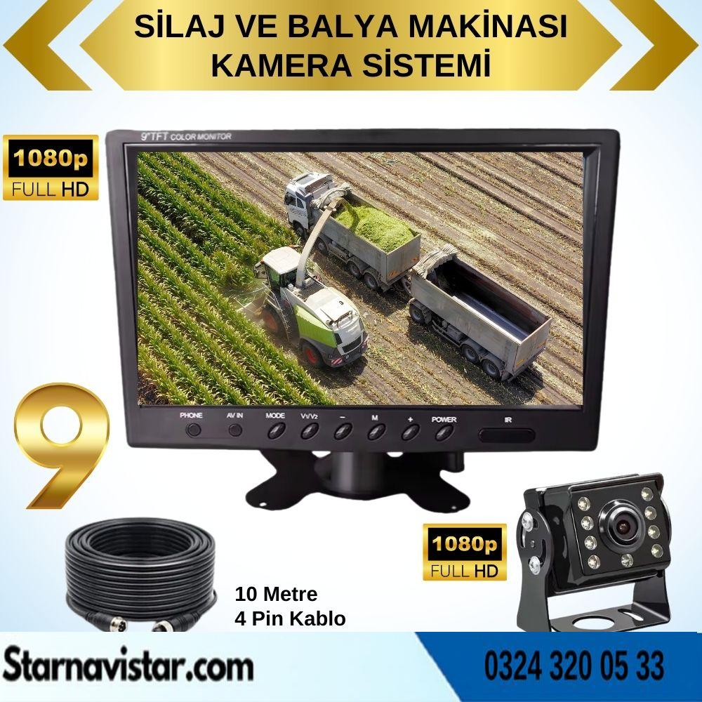 Traktör Balya Silaj Makinası Kamera Sistemi AHD 1080P Full HD Tak Kullan Pratik