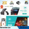 U2000 Wifi + GPS 1440P 170° Geniş Açı Gece Görüşlü Akıllı Araç içi Kamera