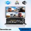 B6204 4G GPS WiFi Uzaktan İzlemeli 4 Kanal HDD/SD Mobil DVR Kayıt Cihazı