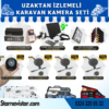 Uzaktan İzlemeli Karavan Kamera Seti 4 Kameralı 500 Gb Harddisk Dahil Kayıtlı 9 Inç Hdmi Ekranlı