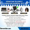 Uzaktan İzlemeli Karavan Kamera Seti 4 Kameralı 500 Gb Harddisk Dahil Kayıtlı 9 Inç Hdmi Ekranlı
