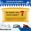 Uzaktan İzlemeli Karavan Kamera Seti 4 Kameralı 500 Gb Harddisk Dahil Kayıtlı 9 Inç Hdmi Ekranlı