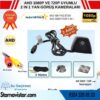 Yan Araç Kamerası AHD 1080P ve 720P Full HD Mini (Siyah) Özel Tasarım