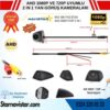Yan Araç Kamerası AHD 1080P ve 720P Full HD Mini (Siyah) Özel Tasarım