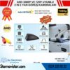 Yan Araç Kamerası AHD 1080P ve 720P Full HD Mini (Siyah) Özel Tasarım