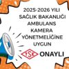 Ambulans Mevzuatına Uygun 1 TB 2 Kameralı 8 Kanal Mobil NVR Tak Kullan Set