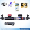 4K Ultra HD 2 Kameralı Ön ve iç  Wifi GPS G-Sensör Park Modu Dashcam Kamera