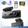 4K WIFI GPS 24 Saat Park Modu Özellikli Ekransız Dashcam Kamera