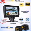 7 İnç Quad Monitör Dörde Bölünebilir Kayıtlı 4 Pin Aviation Girişli AHD
