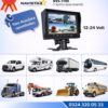 7 İnç Quad Monitör Dörde Bölünebilir Kayıtlı 4 Pin Aviation Girişli AHD