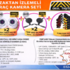 Full Ahd Araç Kamera Seti 4 Kameralı 1 Tb Harddisk Dahil Kayıtlı 7 Inç Hdmi Ekranlı