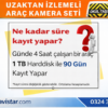 Full Ahd Araç Kamera Seti 4 Kameralı 1 Tb Harddisk Dahil Kayıtlı 7 Inç Hdmi Ekranlı