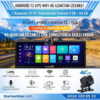 Android 13 Kayıtlı 2 Kameralı 4GB 64GB Carplay 4G Wifi Uzaktan İzlemeli Araç Kamera Seti
