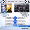 Motosiklet için Kayıtlı 2K+1080P Çözünürlüklü 3 inç 2 kameralı Tak kullan Kamera Seti
