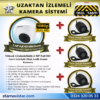 Uzaktan İzlemeli Okul Servis Kamera Seti 4 Kameralı 320GB HDD 7" Monitör