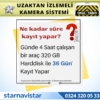 Uzaktan İzlemeli Okul Servis Kamera Seti 4 Kameralı 320GB HDD 7" Monitör