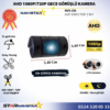Cama Yapışan Ön ve Kabin Görüş Kamerası AHD 1080P/720P 4 Pin aviation soket Kamera