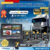 4 Kablosuz Kameralı 7 inç Kayıtlı Monitör Full HD BSD Kör Nokta Uyarı Sistemli Tak Kullan Kamera Seti