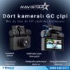 4 Kameralı 3K Ultra HD WIFI GPS Park Modu Özellikli 360 Kamera Seti