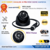 AHD 1080P/Analog Pal Dönüşümlü Plastik Metal Mini Dome Kamera