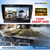 Kayıtlı 7 inç ikiye Bölen 2 Kanal Split AHD 1080P/720P destekli 4 Pin 256 GB SD Destekli Monitör