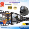 Metal Kasa AHD 1080P/Analog Pal Mini Dome Araç Kamerası 4 Pin Aviation