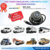 Metal Kasa AHD 1080P/Analog Pal Mini Dome Araç Kamerası 4 Pin Aviation
