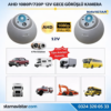 Mini Boyutlu AHD 1080P ve 720P Dönüşümlü Gece Görüşlü Dome Kamera