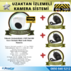 Uzaktan İzlemeli Okul Servis Kamera Seti 4 Kameralı 320GB HDD 7" Monitör