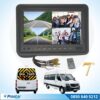Okul ve Servis Taşıtları Dört Kameralı 7" Ekranlı 4 Kamera Dahil Full Set