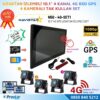 Uzaktan izlemeli 10 inç 4 Kanal 4G GPS BSD Kör Nokta Uyarı Sistemli Profesyonel Araç Kamera Seti