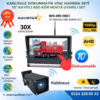 Kayıtlı 10" Dokunmatik Kablosuz Vinç Kamera Seti 30X Optik Zoom Full HD 1080p BSD Kör Nokta Uyarılı